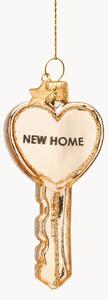 Ozdoba choinkowa ze szkła dmuchanego Key New Home