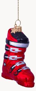 Ozdoba choinkowa ze szkła dmuchanego Ski Shoe