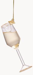 Ozdoba choinkowa ze szkła dmuchanego Champagne Glass