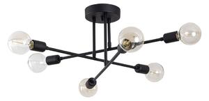 Czarna lampa sufitowa 64x64 cm Flower – Opviq lights