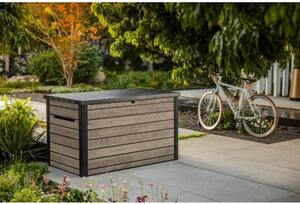 Skrzynia ogrodowa KETER Deco Deck Box 261796 870L Popielaty