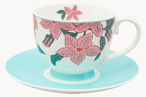Filiżanka ze spodkiem z porcelany Alice Blue
