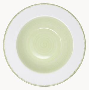 Komplet ręcznie malowanych talerzy głębokich z porcelany Dew, 6 szt