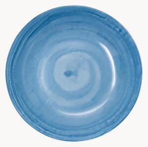 Komplet talerzy z porcelany Tangeri Blue, 6 elem
