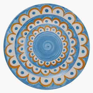 Komplet talerzy z porcelany Tangeri Blue, 6 elem