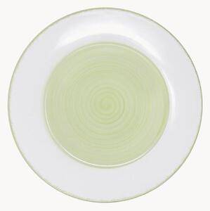 Komplet ręcznie malowanych talerzy z porcelany Dew, 6 elem