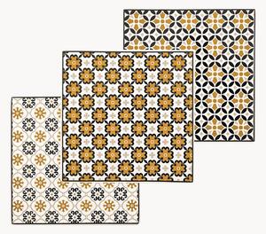 Komplet podstawek z porcelany kostnej Beeswax, 6 elem