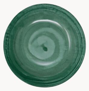 Komplet talerzy głębokich z porcelany Tangeri Green, 6 elem