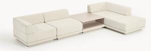 Narożna sofa modułowa ze stolikiem kawowym Colin (4-osobowa)