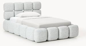 Łóżko tapicerowane Teddy-Bouclé Tayla
