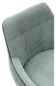 Zielone krzesła zestaw obrotowe 2 szt. Donatelo – Marckeric