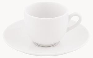 Komplet filiżanek ze spodkiem z porcelany Ala, 6 elem