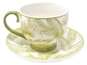 Filiżanka ze spodkiem z porcelany Aruba, 2 szt