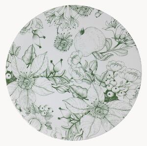 Komplet talerzy duży z ceramiki Jacquard, 6 elem