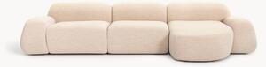 Narożna sofa modułowa Bouclé Wolke (4-osobowa)