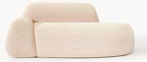 Sofa Bouclé z szezlongiem Wolke (2-osobowa)
