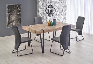 Industrialny stół do jadalni 170x90 dąb san remo | Umeblowana.com