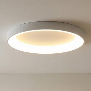 Mantra Iluminación Lampa sufitowa LED Niseko II, możliwość ściemniania, biały / opal, salon / jadalnia, aluminium, nowoczesny