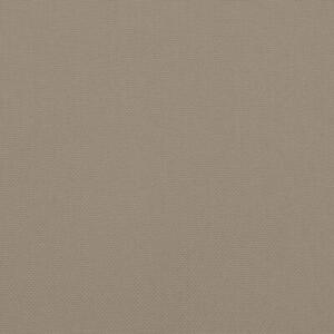 Poduszka na ławkę ogrodową, taupe, 100x50x4 cm, tkanina