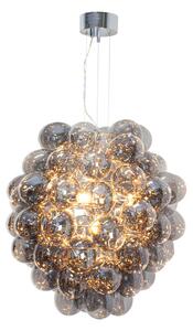 Lampa Wisząca By Rydéns, .Deluxe, ściemnialny, szary, salon, szkło, skandynawski