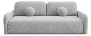 Sofa DUO Rozkładana Dwuosobowa Szara Szenil Nowoczesna