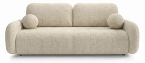 Sofa VIDI Rozkładana Dwuosobowa Beżowa Boucle Nowoczesna
