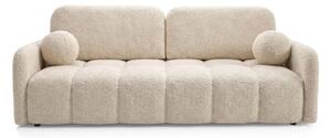 Sofa ZEN Rozkładana Dwuosobowa Beżowa Boucle Nowoczesna