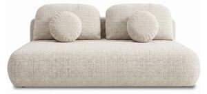 Sofa BASE Rozkładana Dwuosobowa Beżowa Szenil Nowoczesna