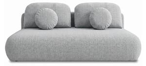 Sofa BASE Rozkładana Dwuosobowa Szara Szenil Nowoczesna