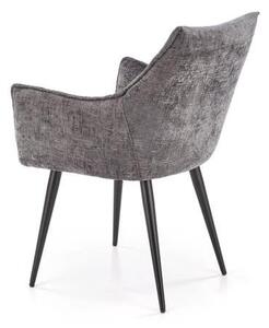 Szary fotel do jadalni loft | Umeblowana.com
