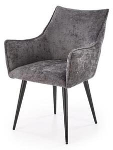 Szary fotel do jadalni loft | Umeblowana.com