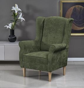 Fotel wypoczynkowy na nóżkach scandi | Umeblowana.com