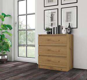 Komoda z szufladami szafka dąb artisan | Umeblowana.com