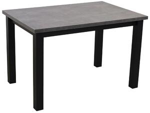 Stół do kuchni jadalni LAP 120x80 Czarny/Beton