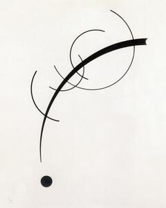 Reprodukcja Free Curve to the Point Accompanying Sound of Geometric Curves 1925, Wassily Kandinsky