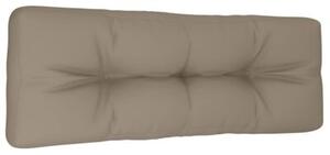 Poduszka na paletę, taupe, 120x40x12 cm, tkanina