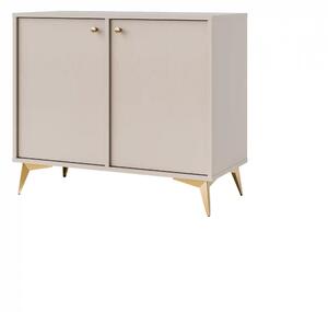 Komoda dwudrzwiowa do salonu Sakai 1 2F T812 Beżowy
