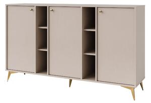 Komoda trzydrzwiowa do salonu Sakai 1 3F T823 Beżowy