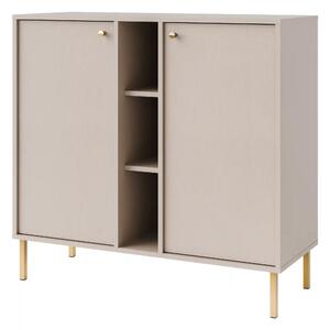 Komoda dwudrzwiowa do salonu Sakai 2 2F T822 Beżowy