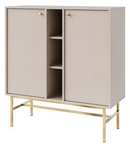 Komoda dwudrzwiowa do salonu Sakai 3 2F T822 Beżowy