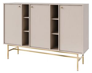 Komoda trzydrzwiowa do salonu Sakai 3 3F T823 Beżowy