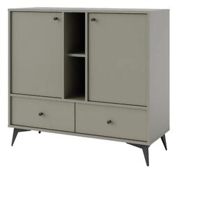 Komoda z szufladami do salonu Sakai 1 2F 2S T825 Eukaliptus