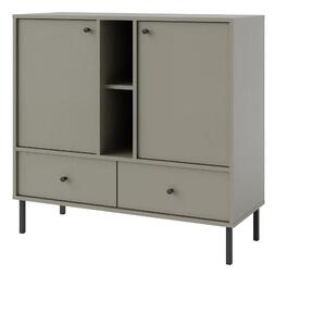Komoda z szufladami do salonu Sakai 2 2F 2S T825 Eukaliptus