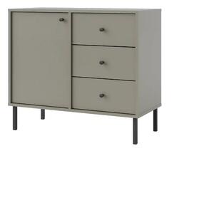 Komoda z szufladami do salonu Sakai 2 1F 3S T814 Eukaliptus
