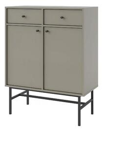 Komoda z szufladami do salonu Sakai 3 2F 2S T826 Eukaliptus
