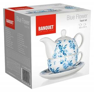 Banquet Zestaw do herbaty BLUE FLOWER 400 + 220 ml
