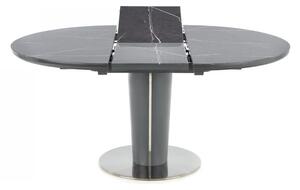 EMWOmeble Stół rozkładany 120-160 RICARDO / popielaty marmur