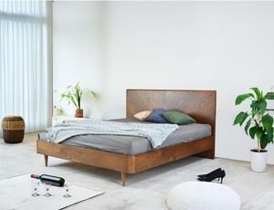 Łóżko w stylu retro 180 x 200, Bordo
