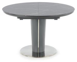 EMWOmeble Stół rozkładany 120-160 RICARDO / popielaty marmur