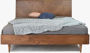 Łóżko w stylu retro 180 x 200, Bordo